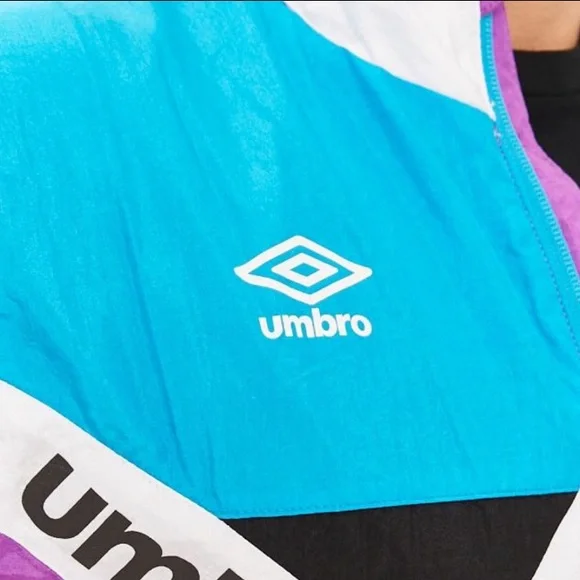 Retro Vintage Umbro Hooded Windbreaker